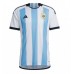 Billige Argentina Hjemmebane Fodboldtrøjer VM 2022 Kortærmet